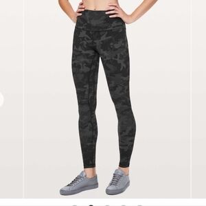 Align Pant Full Length 28inch, incognito Camo Multi Grey